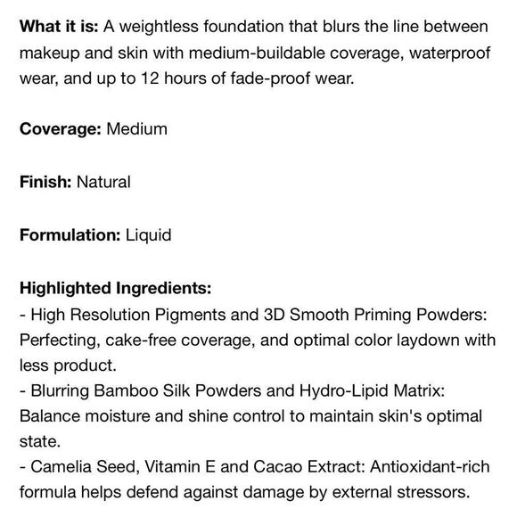 🆕Laura Mercier 4W1 Suntan Real Flawless Weightless Perfecting Foundation New - Picture 13 of 16